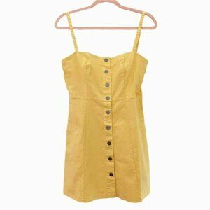 NWT Capulet Tabitha Yellow Button Down Denim Dress